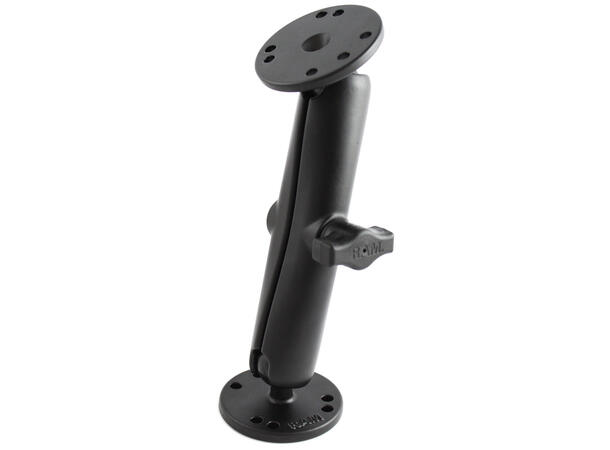 RAM Mount Universal Double Ball Mount with Two Round Plates 